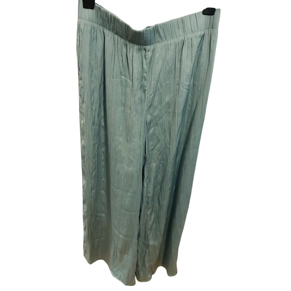 NWT Z Supply Sunset Satin Pants in Sea Pine Women's size M
